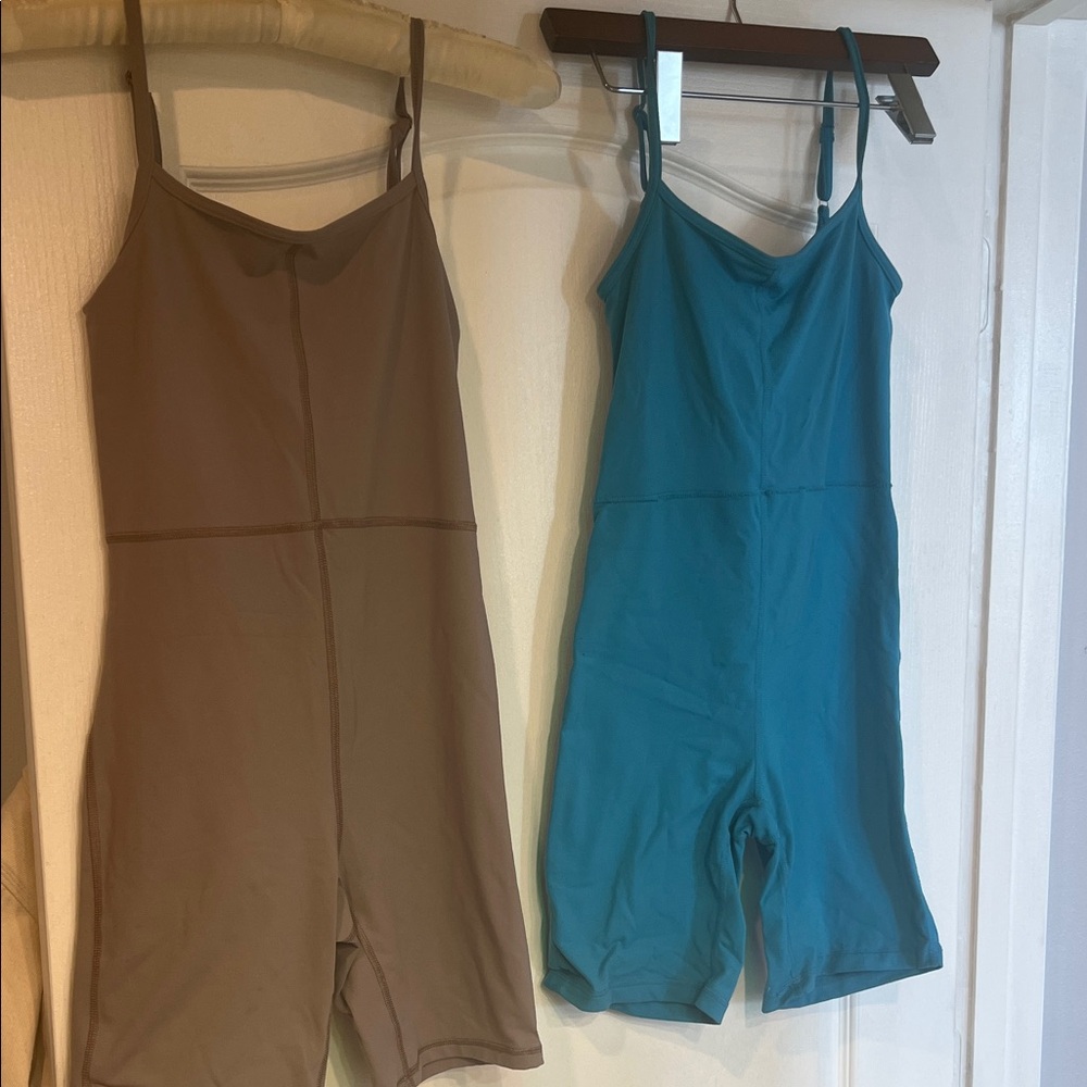 Two workout onesie